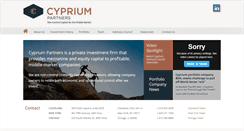 Desktop Screenshot of cyprium.com